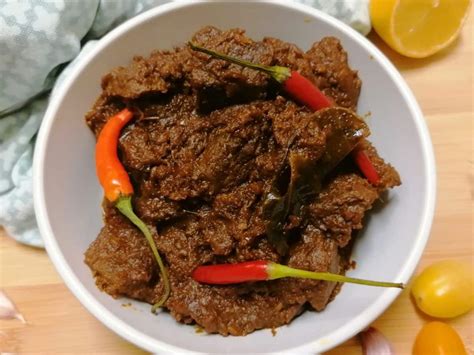 Beef Rendang Recipe Resepi Rendang Daging